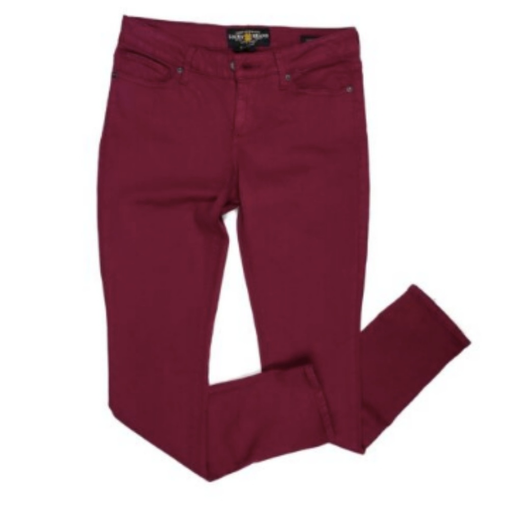 Lucky Brand 4 Ankle Jeans Lolita Skinny Raspberry